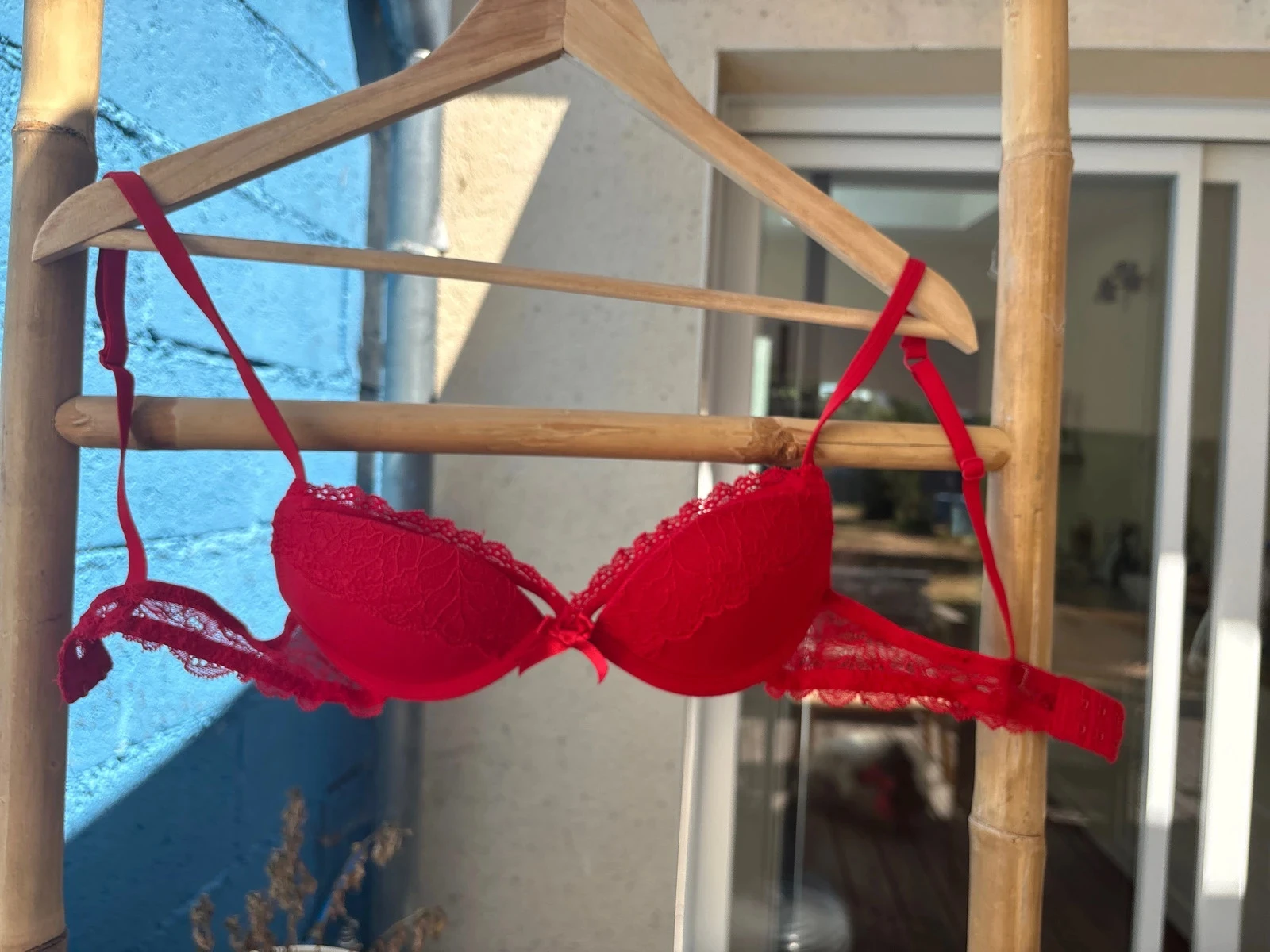 Sutiã vermelho de renda undiz 80A – photo 8